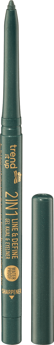 trend !t up Creion de ochi gel 2în1 Line & Define 045 Olive Spark
