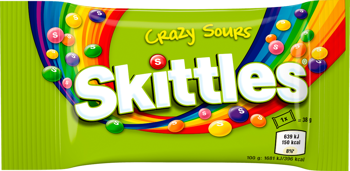 Skittles Skittles crazy sours, 1 buc | dm.ro