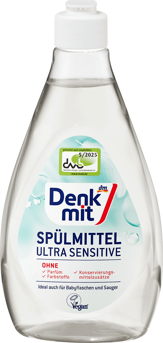 Denkmit Detergent de vase ulta sensitive, 500 ml | dm.ro