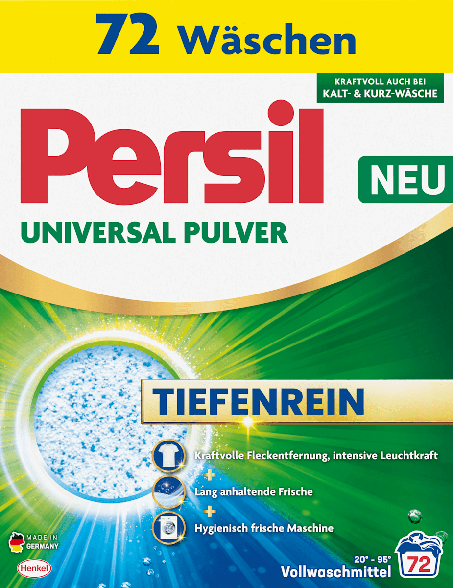 Persil Vollwaschmittel Pulver Universal, 72 Wl dauerhaft günstig online kaufen