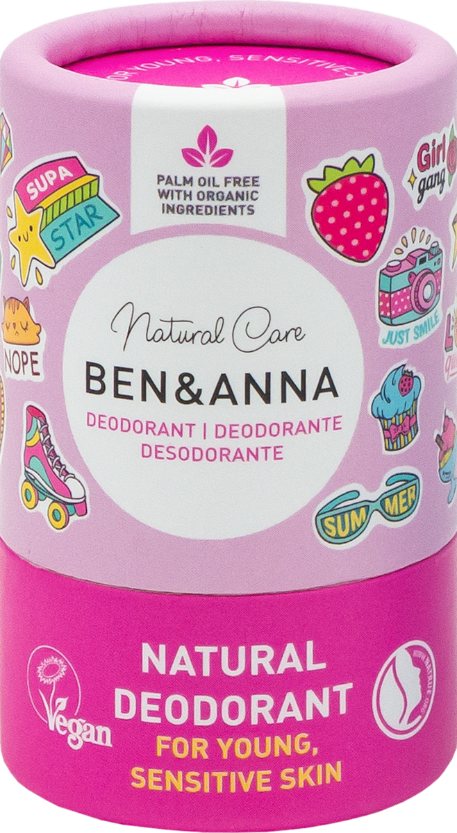 BEN&ANNA deodorant stick Natural, holka, 25 g