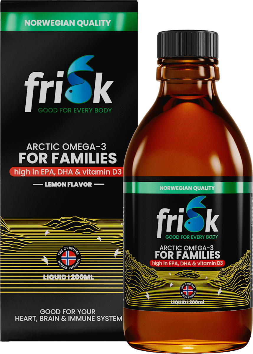 frisk GOOD FOR EVERY BODY Prehransko dopolnilo omega-3 za družine ...
