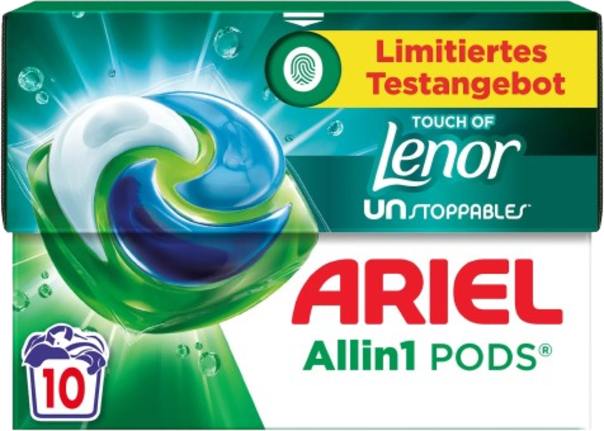 ARIEL Detergent de rufe capsule AIO Lenor, 10 buc | dm.ro