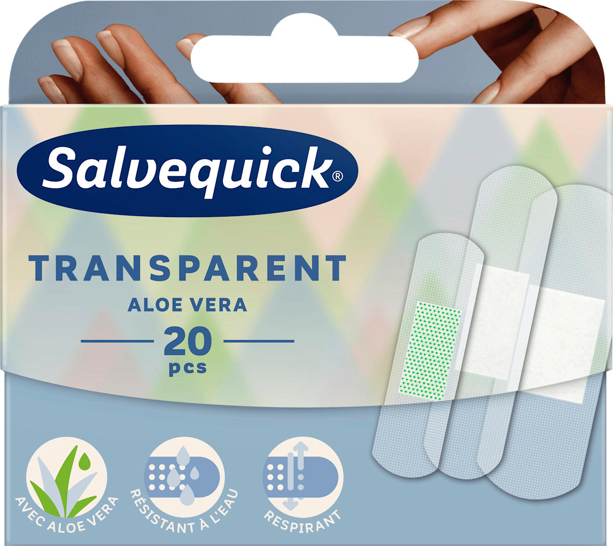 Salvequick Pflaster Transparent Aloe Vera, 20 St | dm.at