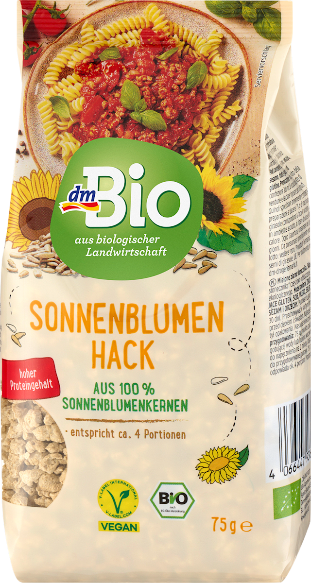 dmBio Bio drobljenec iz sončničnih semen, 75 g | dm.si
