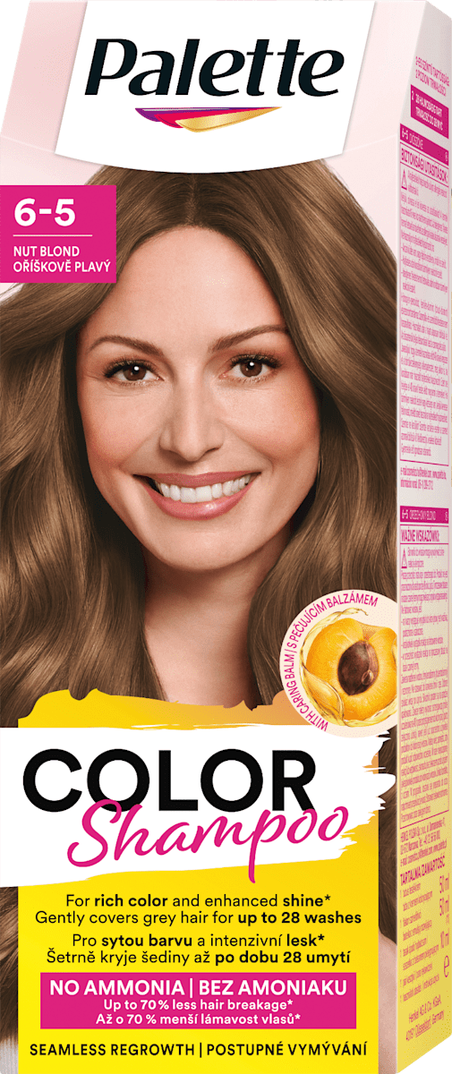 Palette COLOR Shampoo Hajszínező, 6-5 diószőke, 1 db | dm.hu
