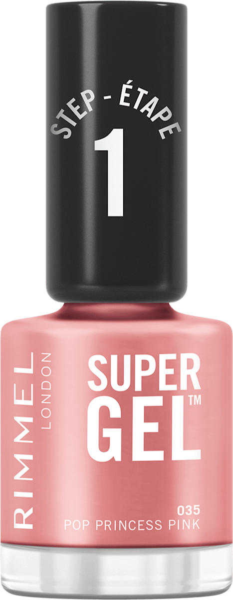 RIMMEL LONDON Lak za nohte Super Gel, 035 Pop Princess Pink, 12 ml | dm.si