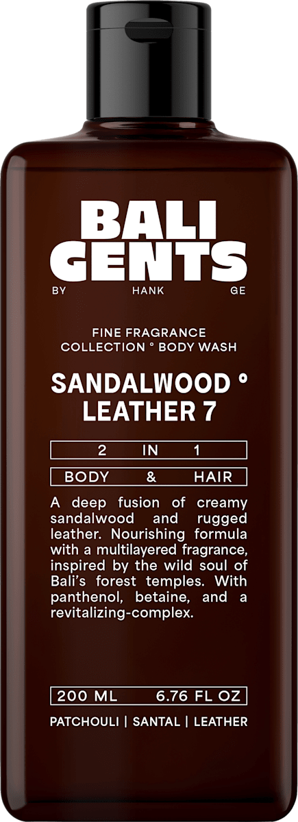 Duschgel Sandalwood Leather 7 2in1, 200 ml