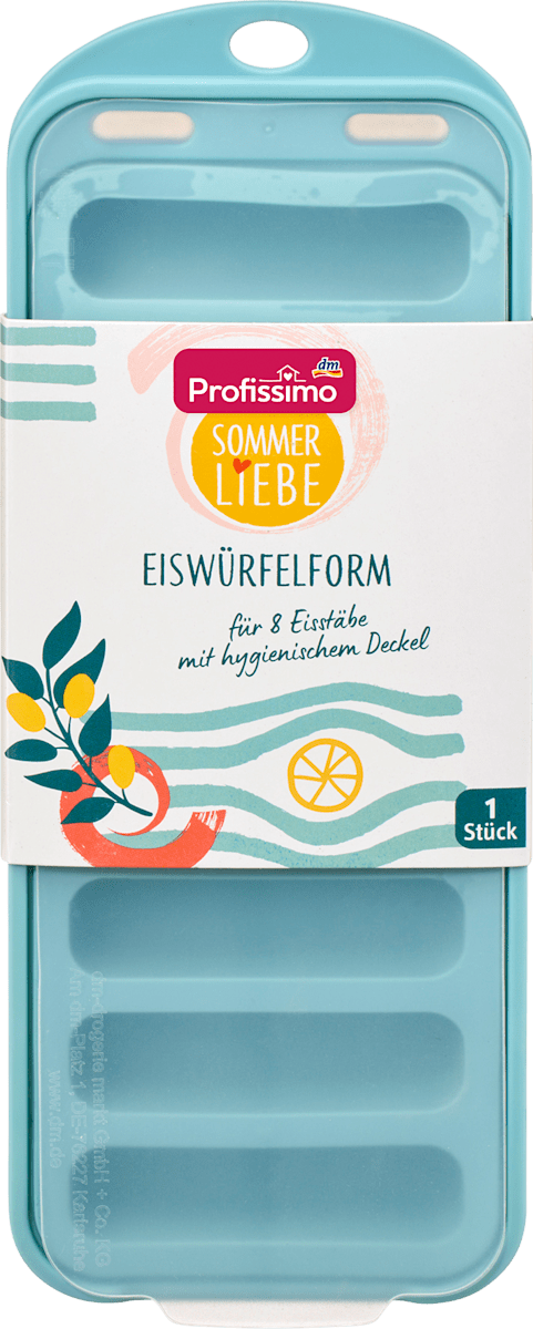 Eiswürfelform Stäbe aus Silikon Sommerliebe, 1 St