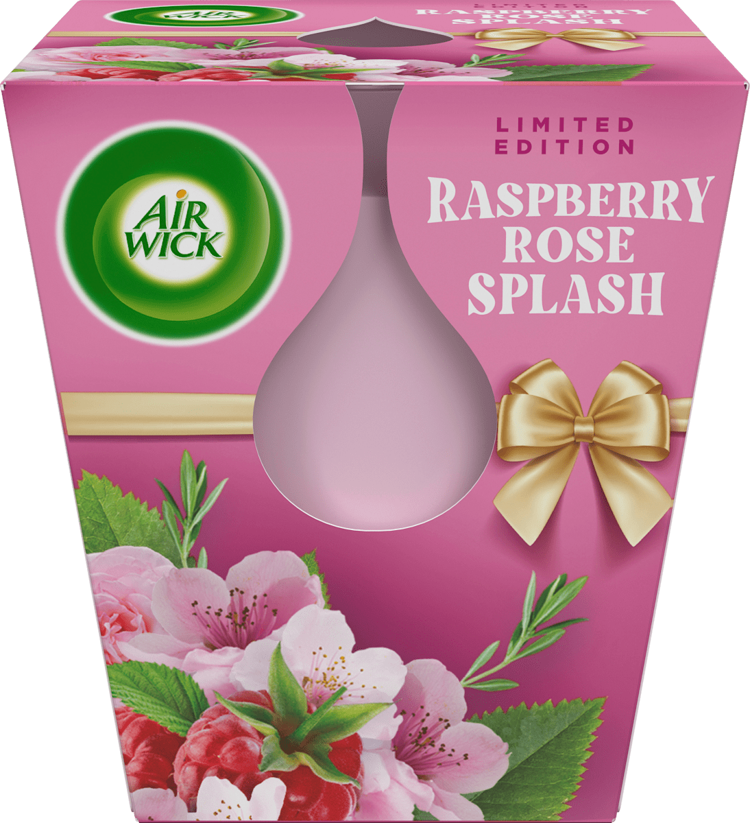 AIR WICK Duftkerze im Glas Raspberry Rose Splash, 220 g | dm.at