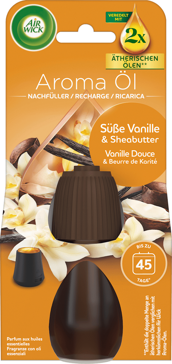 Aroma Öl Nachfüller Vanille und Sheabutter, 20 ml
