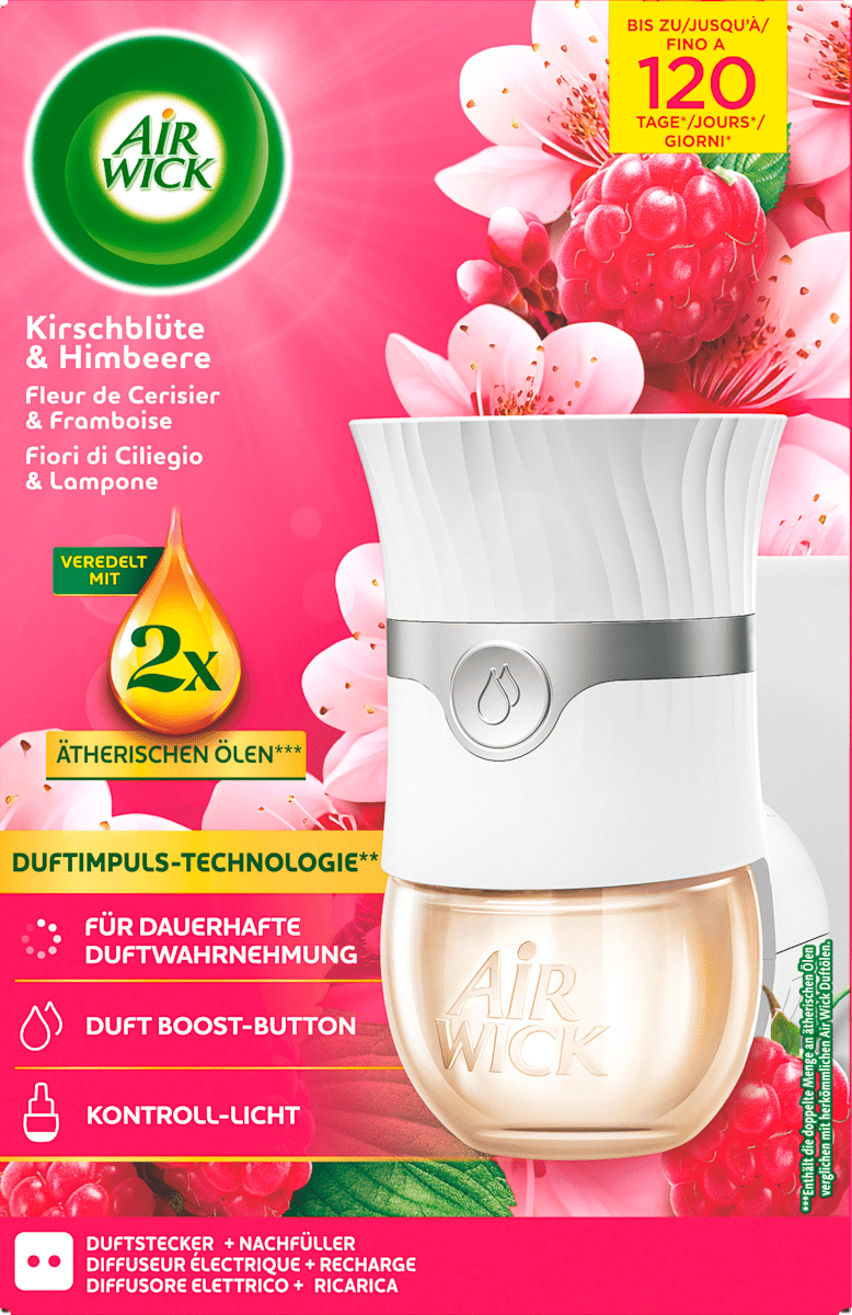 AIR WICK Duftstecker Starter-Set Kirschblüte & Himbeere, 1 St