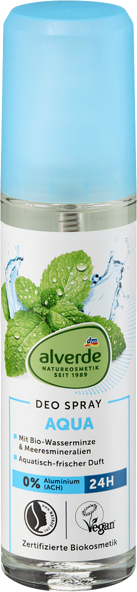 alverde NATURKOSMETIK Deo Zerstäuber Aqua, 75 ml dauerhaft günstig online kaufen