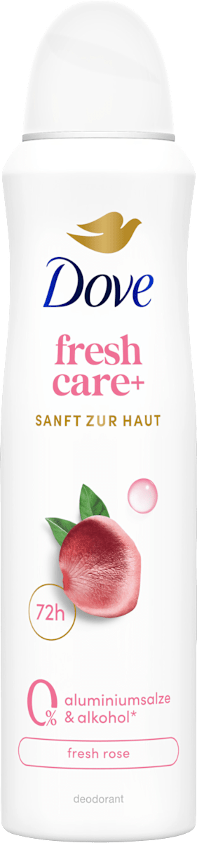 Dove Deospray fresh+care rose, 150 ml dauerhaft günstig online kaufen