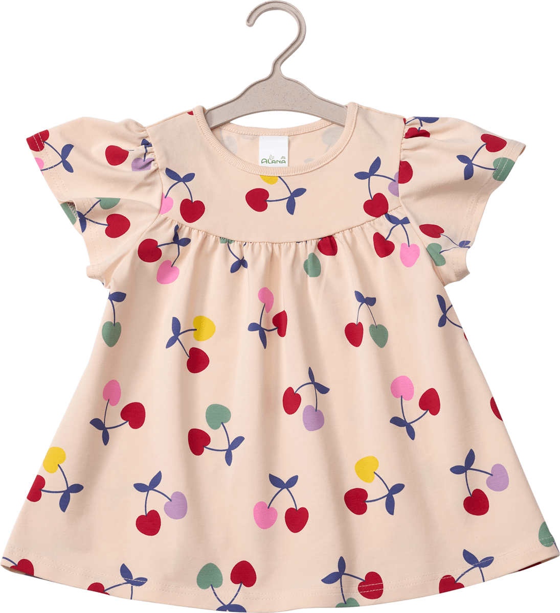 ALANA Tunika Pro Climate mit Kirsch-Muster, beige, Gr. 116, 1 St ...