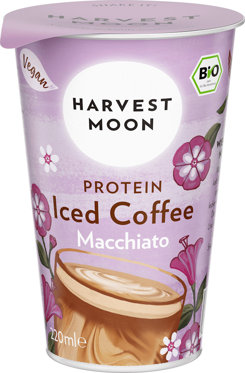 HARVEST MOON Kaffee, Protein Iced Coffee Macchiato, 220 ml dauerhaft ...