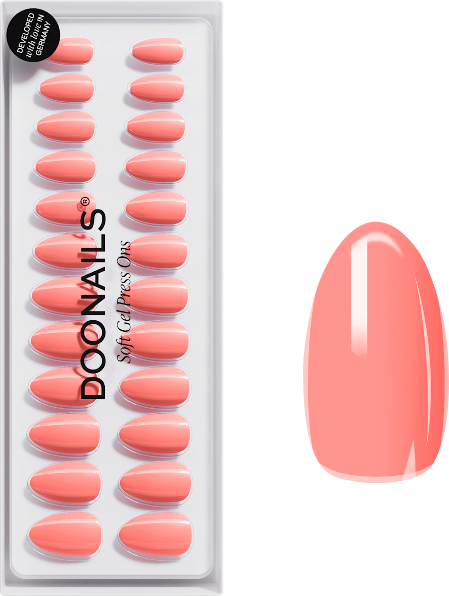 Doonails Künstliche Nägel Press Ons Short Peach Please, 30 St | dm.at