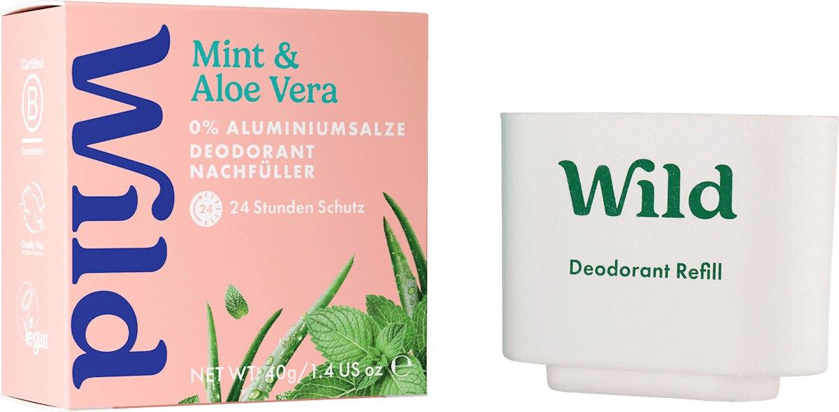 Wild Deostick Mint und Aloe Vera Nachfllpack, 40 g | dm.at