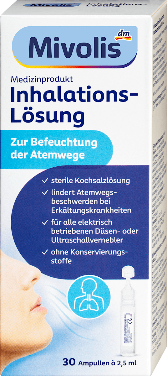 Mivolis Inhalationslösung 30 St, 75 ml dauerhaft günstig online kaufen ...