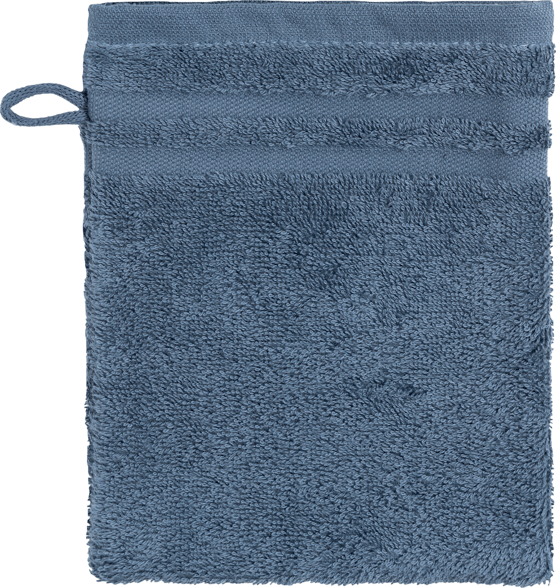 Waschlappen aus Frottee blau, GOTS-zertifiziert, 1 St