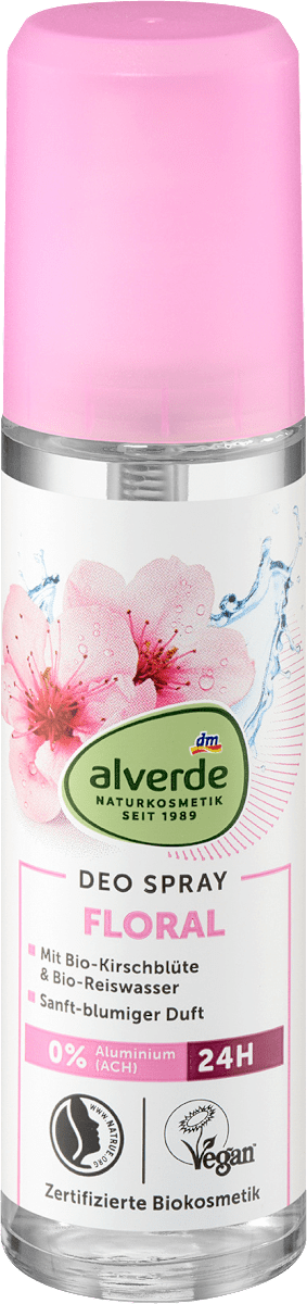 alverde NATURKOSMETIK Deo Zerstäuber Floral, 75 ml dauerhaft günstig online kaufen
