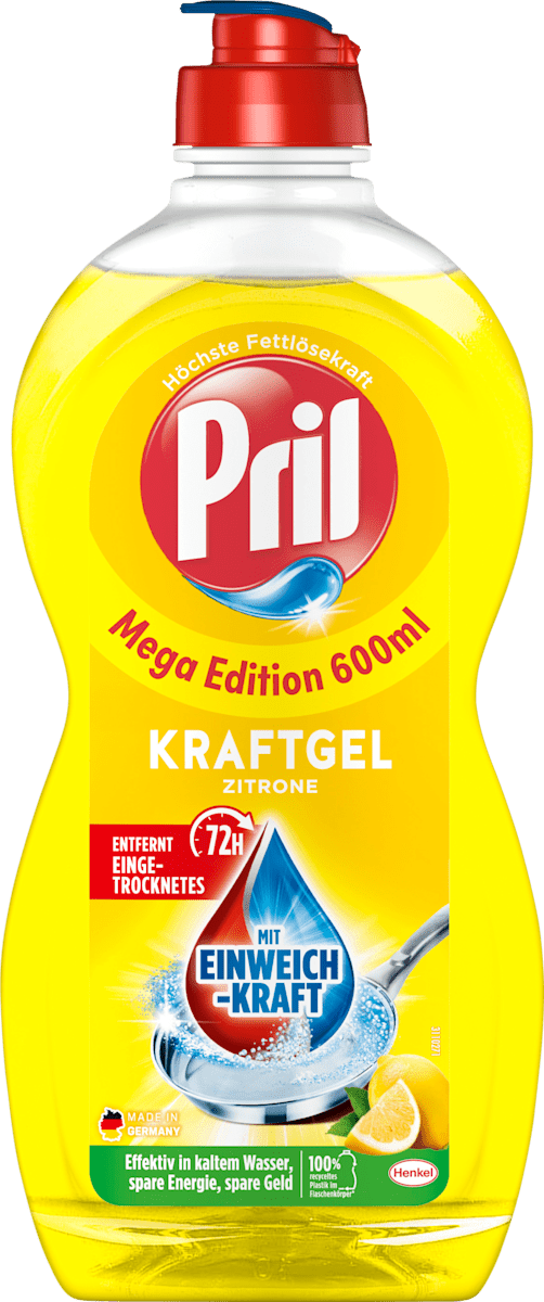 Pril Spülmittel Kraft-Gel Fresh Lemon, 600 ml dauerhaft günstig online ...