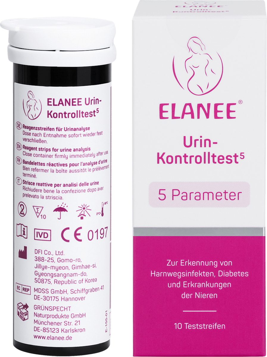 Elanee Urin-Kontrolltest, 10 St dauerhaft günstig online kaufen | dm.de
