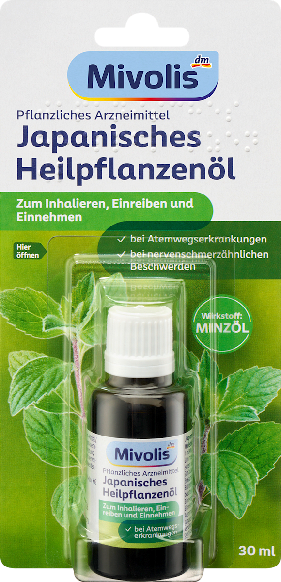 Mivolis Japanisches Heilpflanzenöl, 30 ml dauerhaft günstig online kaufen