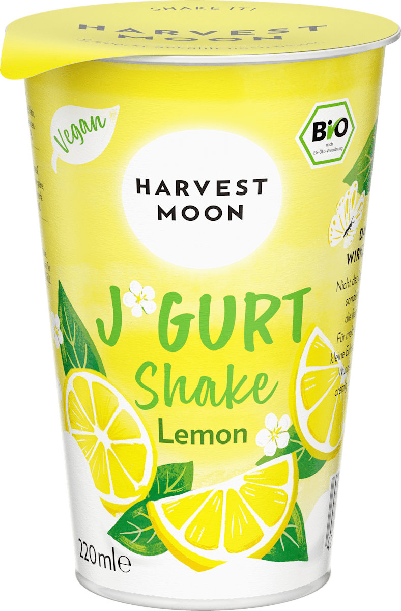 HARVEST MOON Pflanzendrink, J'gurt Shake Lemon, 220 ml dauerhaft ...