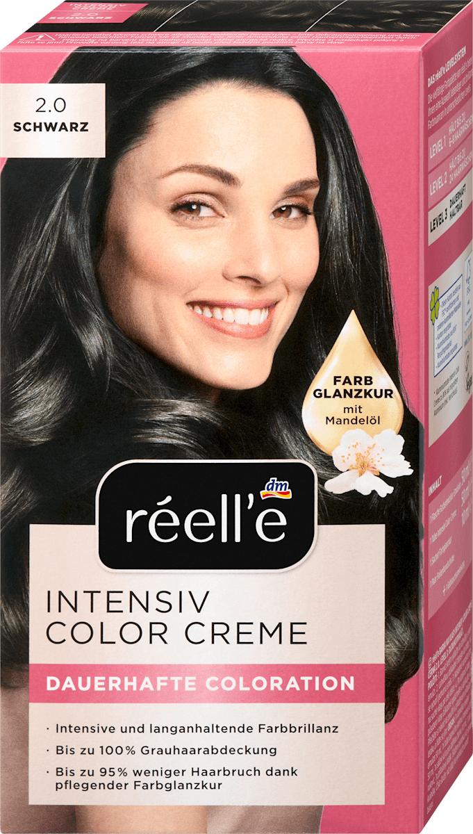 réell‘e Haarfarbe Intensiv Color Creme 2.0 Schwarz, 1 St | dm.at