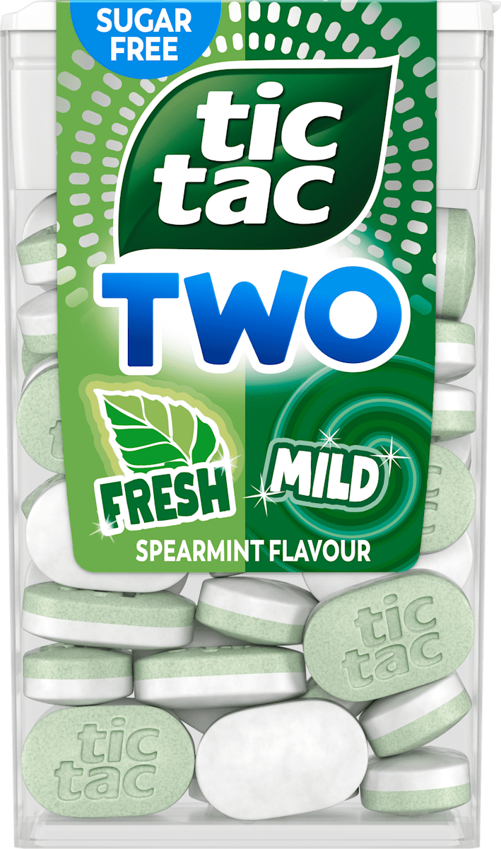 tic tac Bomboni Two Spearmint, 38,5 g | dm.hr