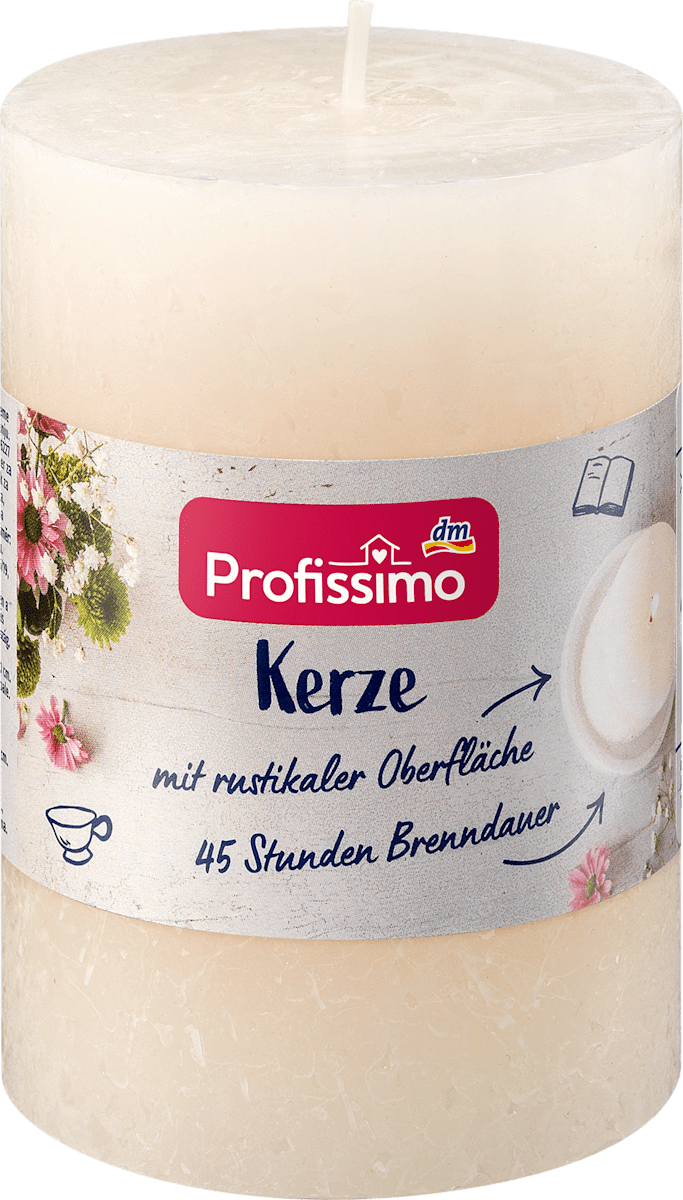 Profissimo Kerze rustik 100/68 elfenbein, 1 St dauerhaft günstig online kaufen