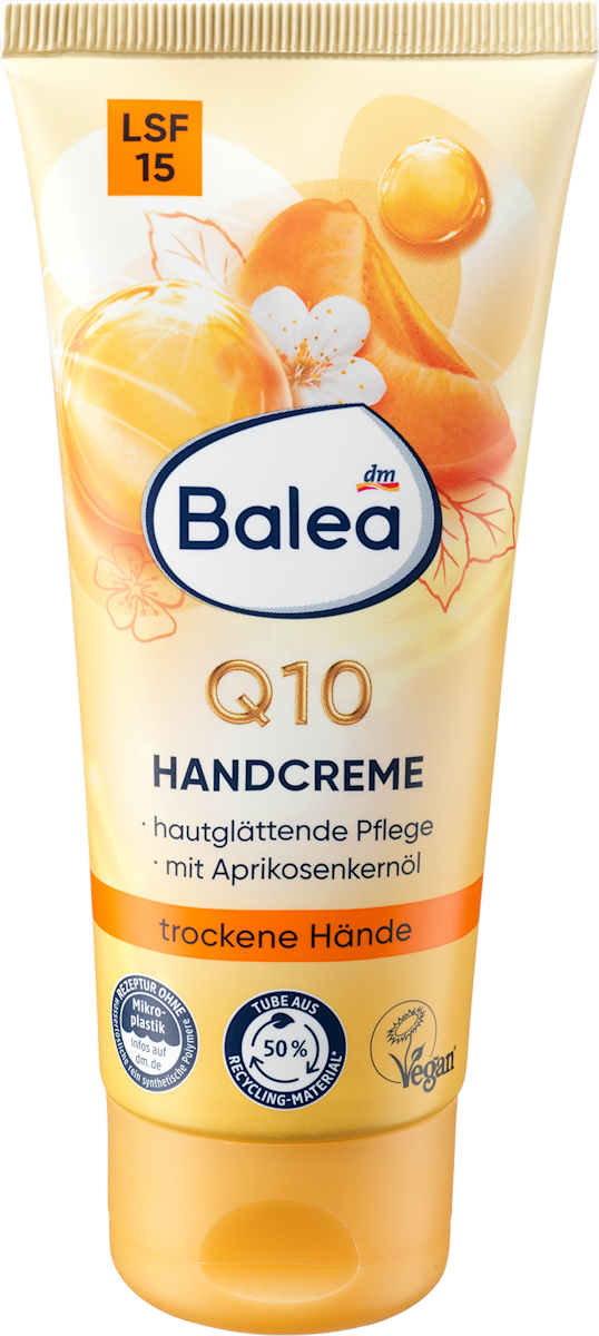 Balea Krema za roke Q10 s koencimom Q10 in oljem mareličnih pečk, ZF 15 ...