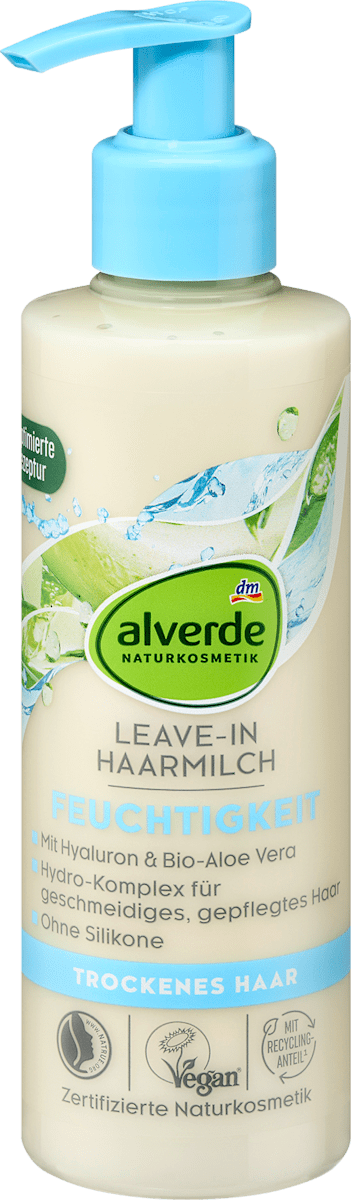 Haarmilch Feuchtigkeit Aloe Vera & Hyaluron, 200 ml