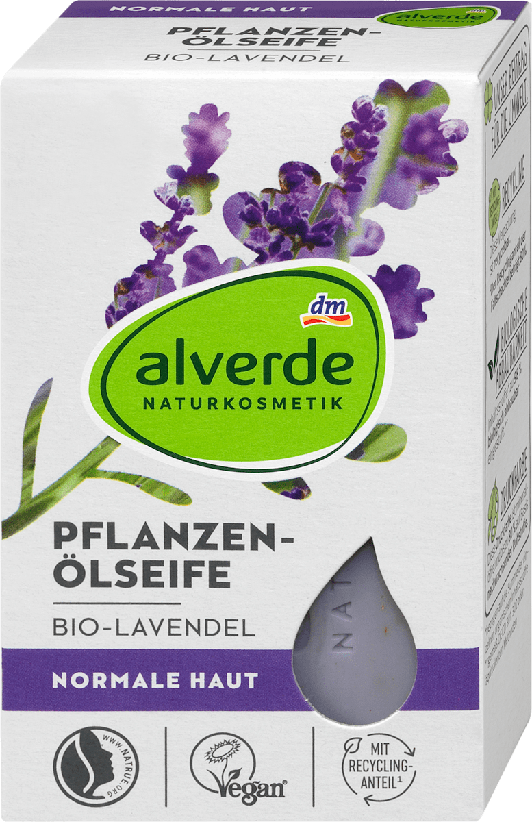 alverde NATURKOSMETIK Milo iz rastlinskega olja z organsko sivko, 100 g ...