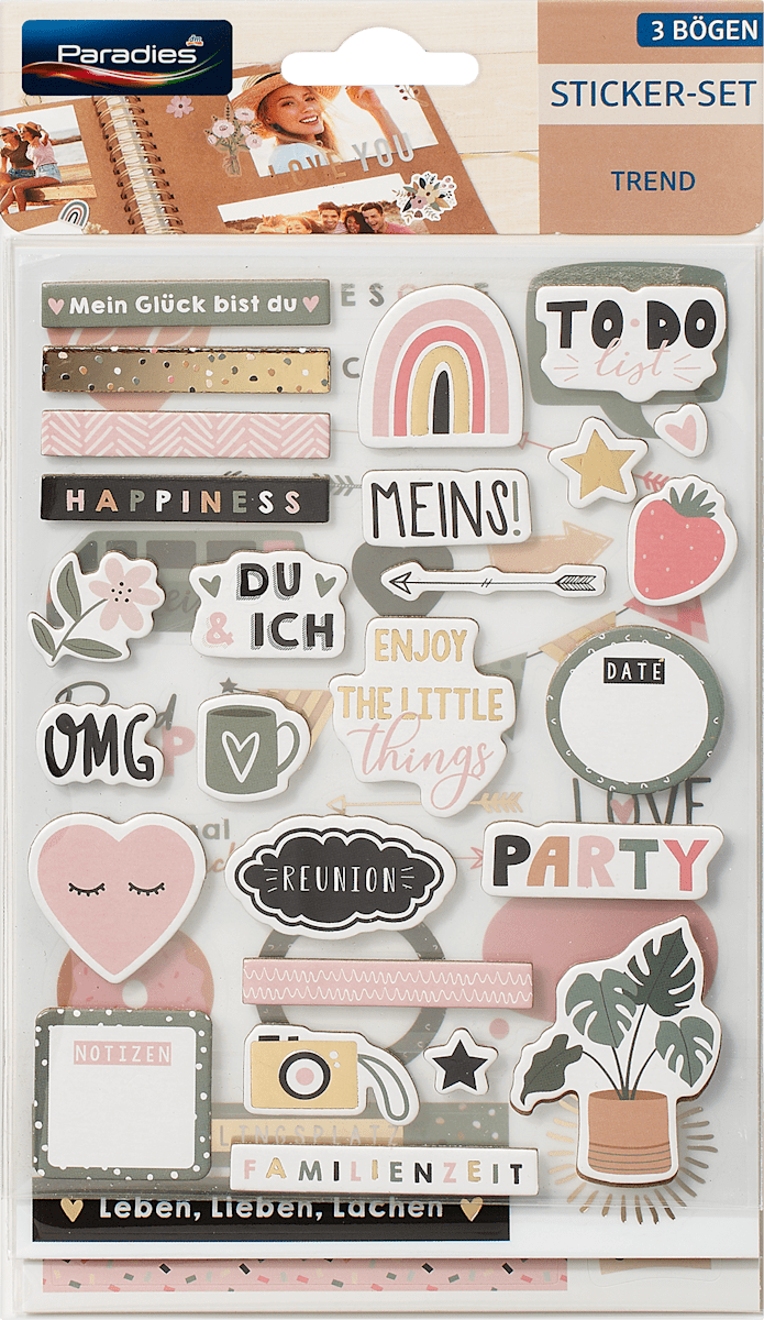 Paradies Sticker-Set Trend, 1 St dauerhaft günstig online kaufen | dm.de