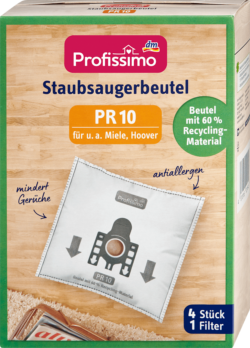 Profissimo Kese za usisivače (PR 10), 4 vreće + 1 filter, 4 kom | dm.rs