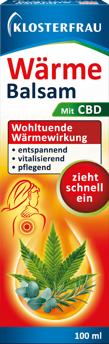 KLOSTERFRAU Wärmebalsam mit CBD, 100 ml dauerhaft günstig online kaufen