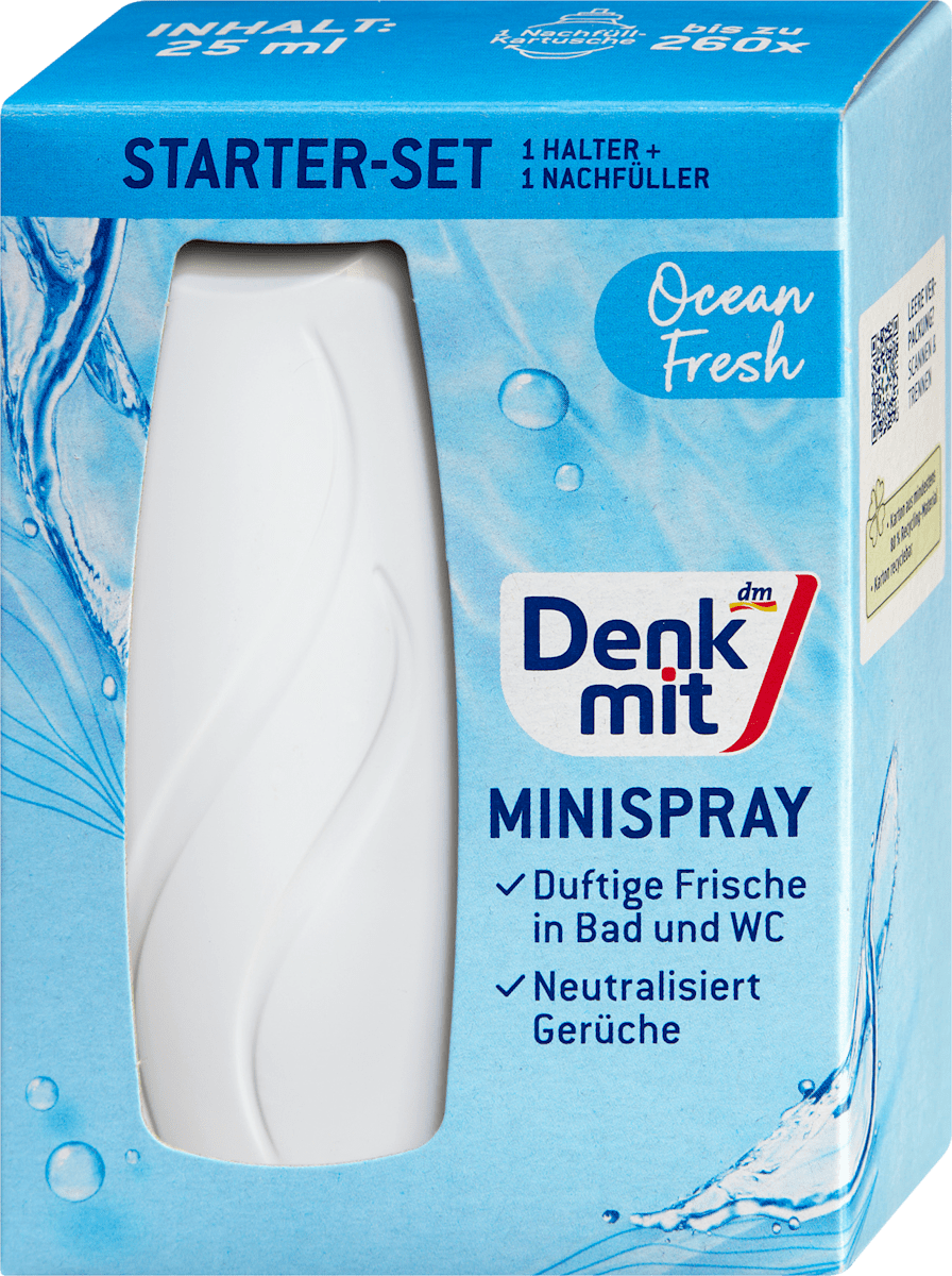 Denkmit Lufterfrischer Minispray Ocean Fresh Starterset, 25 ml dauerhaft günstig online kaufen