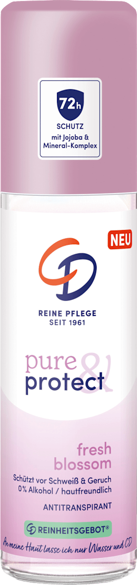 Antitranspirant Deo Zerstäuber pure & protect fresh blossom, 75 ml