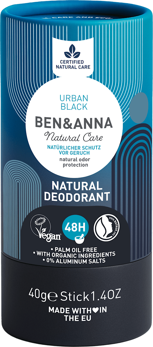 BEN&ANNA deodorant stick Urban Black, 40 g