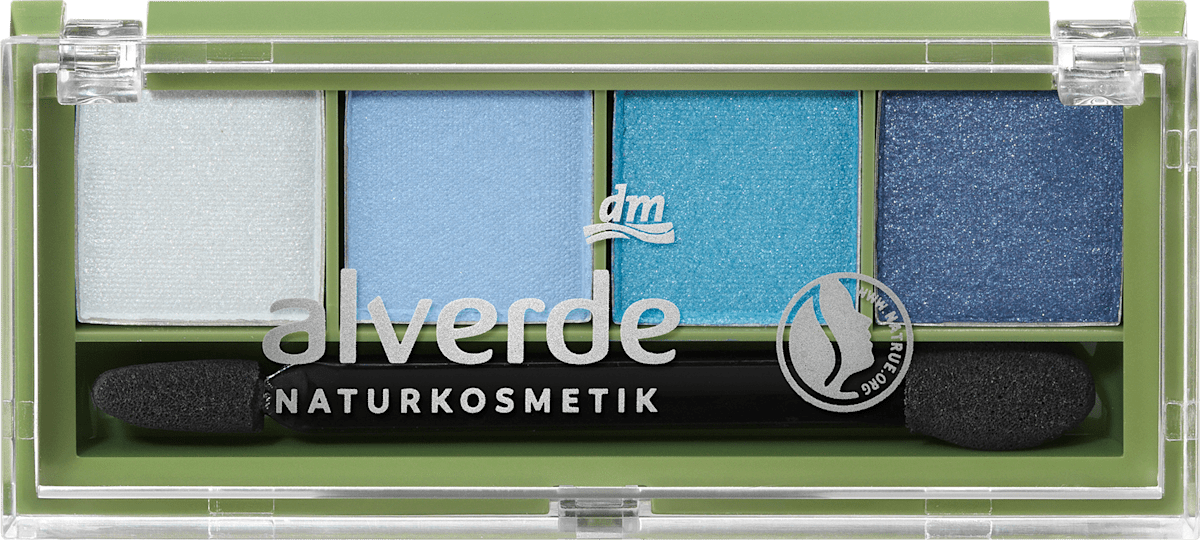 alverde NATURKOSMETIK Paletă de farduri de pleoape Quattro 91