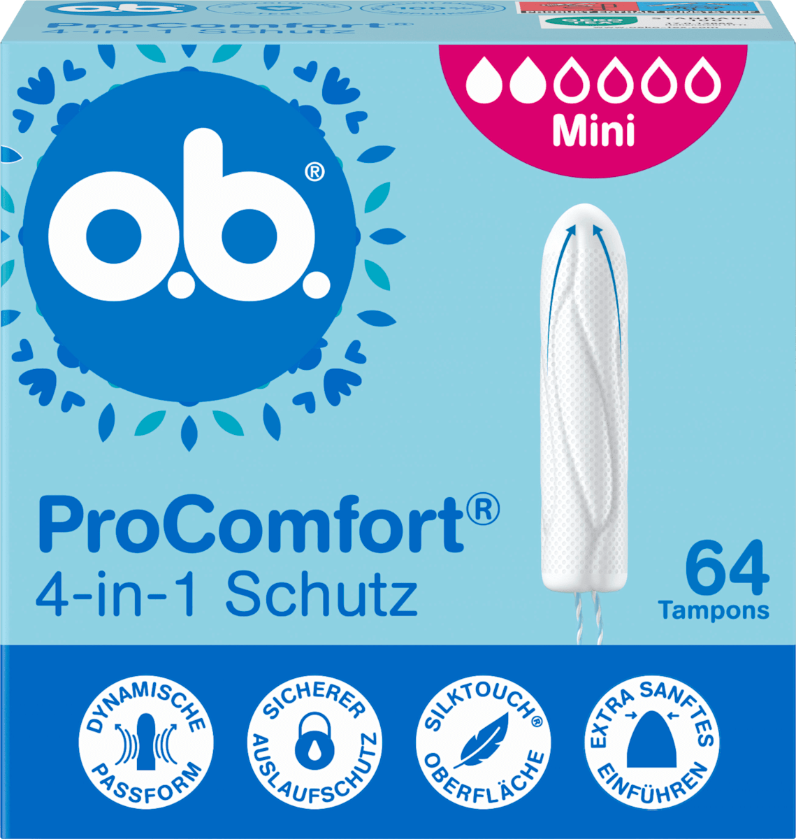 Tampons Pro Comfort Mini, 64 St