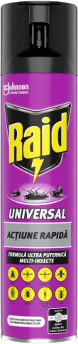 Raid Spray universal împotriva insectelor, 400 ml | dm.ro