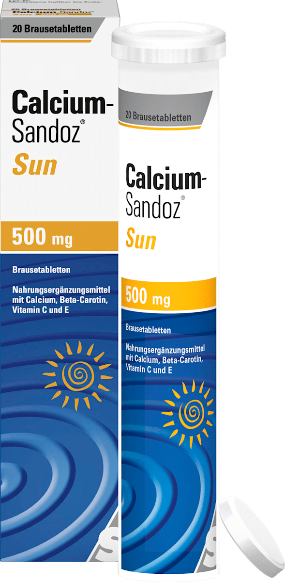 Calcium-Sandoz Calcium-Sandoz Sun Brausetabletten, 20 St dauerhaft ...