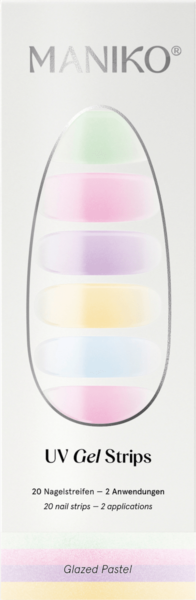 Maniko UV Gel Nagelfolien Spring Special Glazed Pastel, 20 St dauerhaft ...