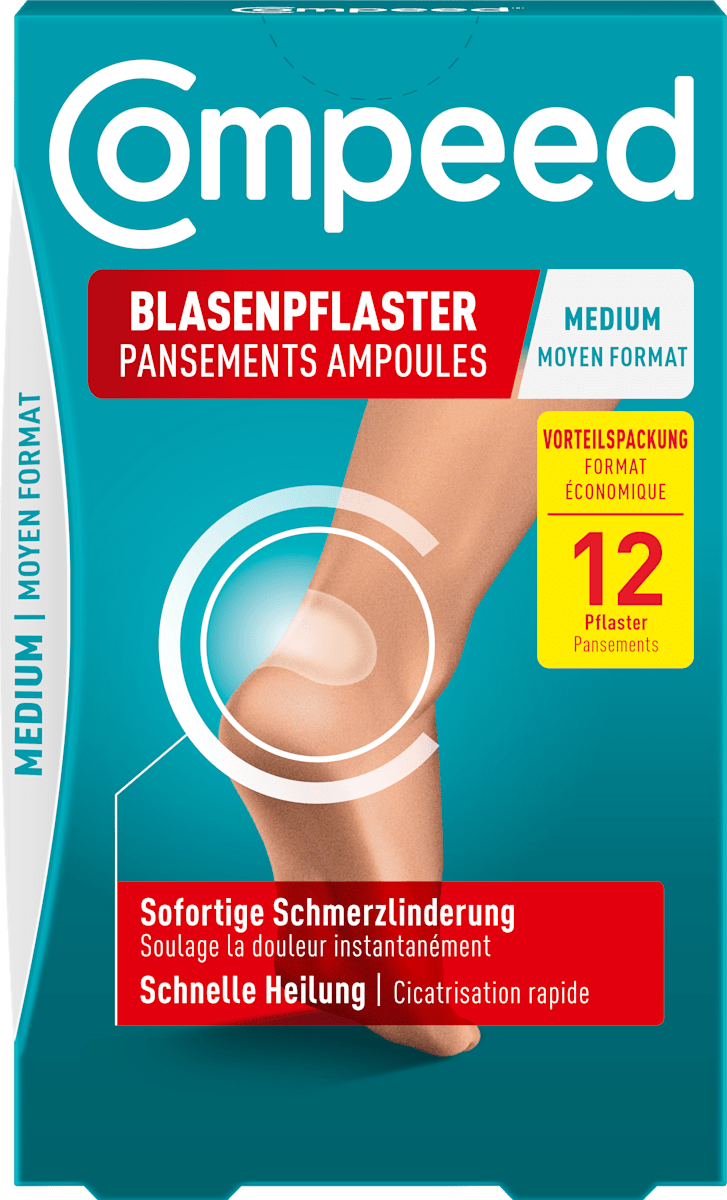Compeed Blasenpflaster Medium Vorteilspack, 12 St dauerhaft günstig ...