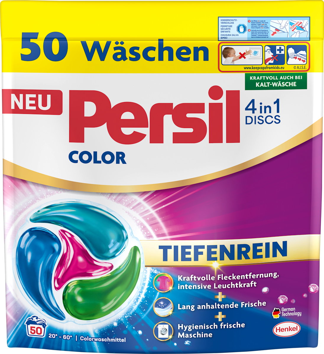 Persil Colorwaschmittel Discs, 50 Wl dauerhaft günstig online kaufen ...