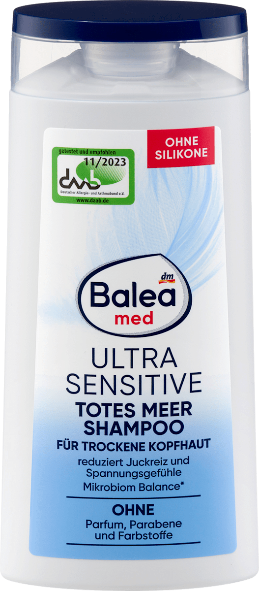 Balea med Šampon ULTRA SENSITIVE s soljo Mrtvega morja, 250 ml | dm.si