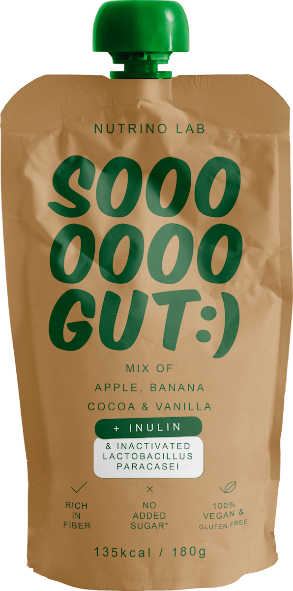 Nutrino Lab SO GUT piure măr, cacao și vanilie, 180 g | dm.ro